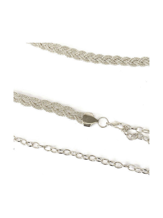 Women's Chain Belt Silver
