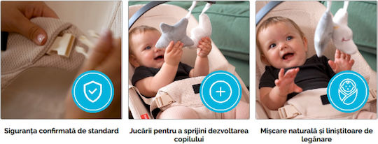 Kidnort Relax Balansoare și Leagăne Bebeluși Bej Kidnort Relax Balansoare și Leagăne Bebeluși Bej