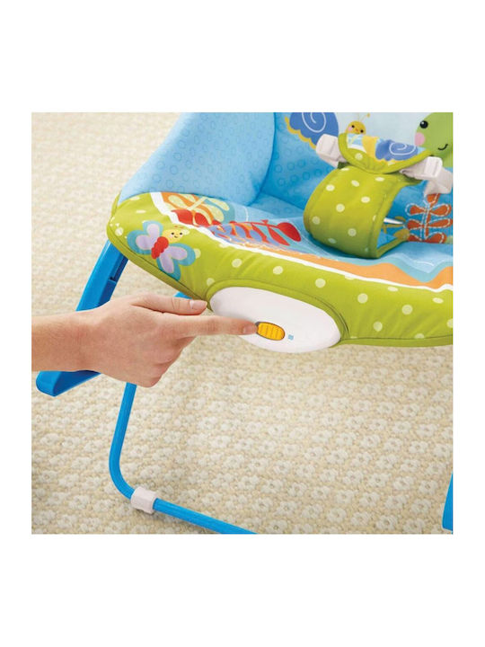 MalPlay Balansoar Electric Relax Măruș cu Vibrație Albastru pentru Copil până la 18kg
