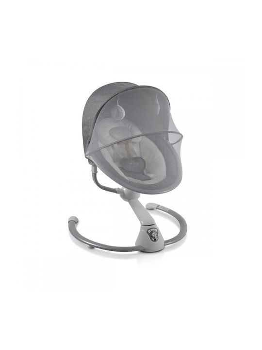 Cangaroo Electric Balansoar Bebe Cu Muzică Gri Pentru Copil Până la 9kg