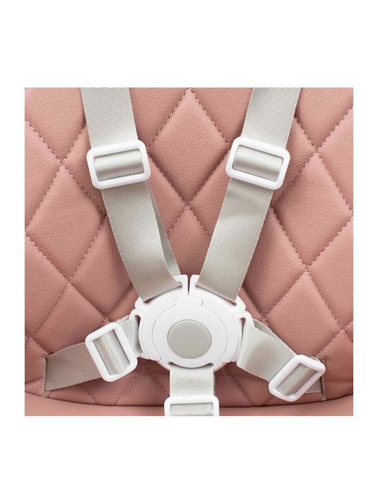 BabyMix Freya Scaun Înalt De Masă Bebe Roz