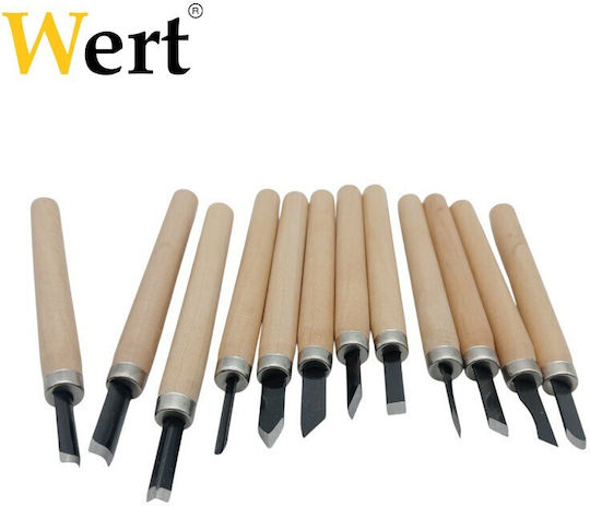 Duna-Wert Werkzeug Holzschnitzerei Set 12Stück 135mm