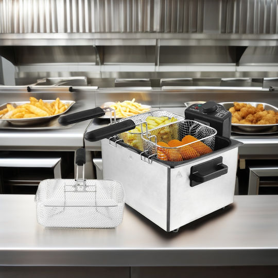 FOX500047 Deep Fryer 5.5l Silver