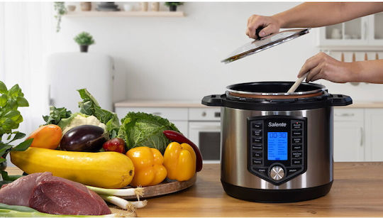 Salente Мултикукър 1500W с Капацитет 6л Сив