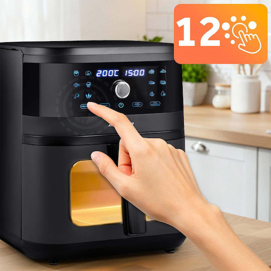 Berdsen Heißluftfritteuse 8lt Schwarz BD-661