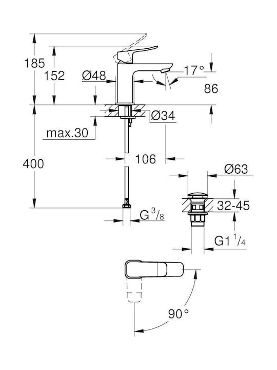 Grohe Küchenarmatur Silber