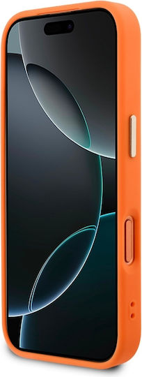 Guess Umschlag Rückseite Synthetisches Leder Orange (iPhone 17 Pro)
