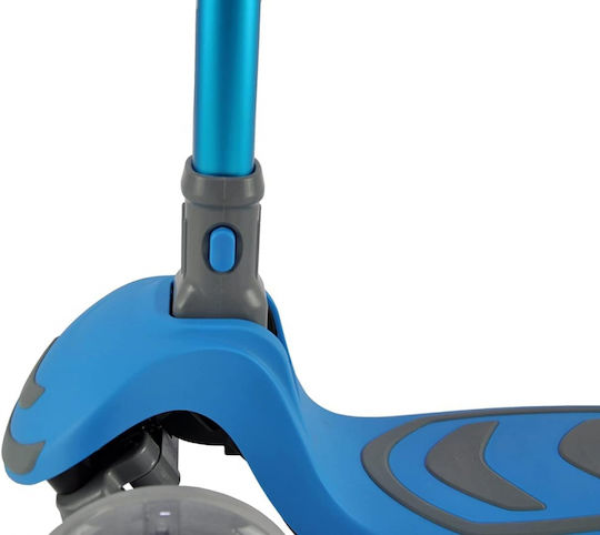 Kick’n’roll Scuter Copii Pliabil 3 Roți Cu Iluminare LED Pentru 3+ Ani Albastru