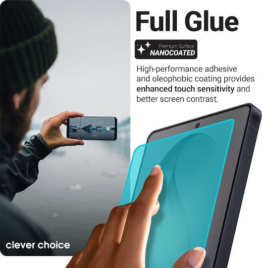 Crong 2.5D 0,33mm Vollleim Gehärtetes Glas Schwarz (Galaxy S26)