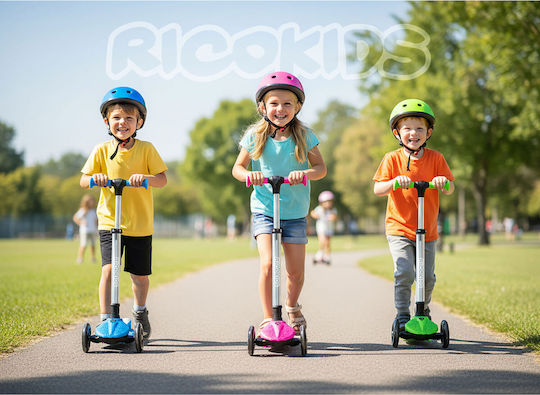 Ricokids Παιδικό Πατίνι Τρίτροχο Μπλε