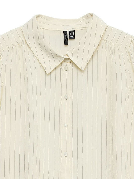 Long Sleeve Women's Shirt Beige