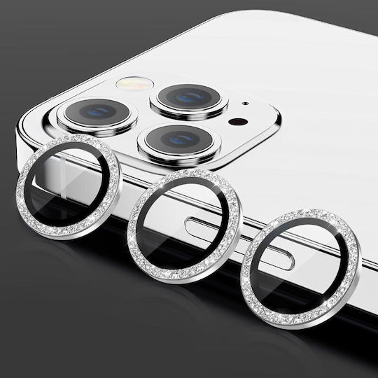 Протектор за камера Закалено стъкло Сребрист за Apple iPhone 15, iPhone 15 Plus