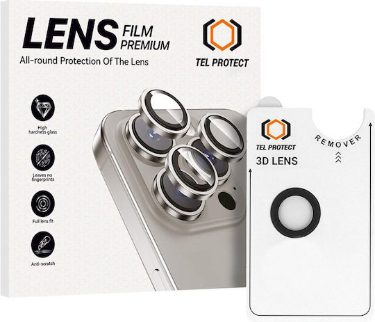 Tel Protect Camera Protection Tempered Glass Black for the Iphone 17 Air
