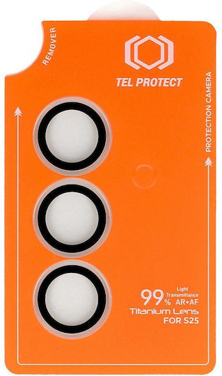 Tempered Glass Tel Protect Titanium Lens 99% Ar On Camera Samsung Galaxy S26 Transparent Lens 3 Pcs
