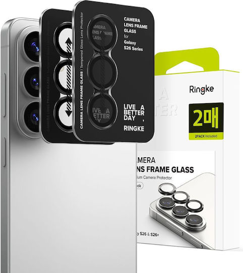 Ringke Kamera Rahmen Schutz 2er Pack Samsung Galaxy S26 S26+ Plus – Schwarz