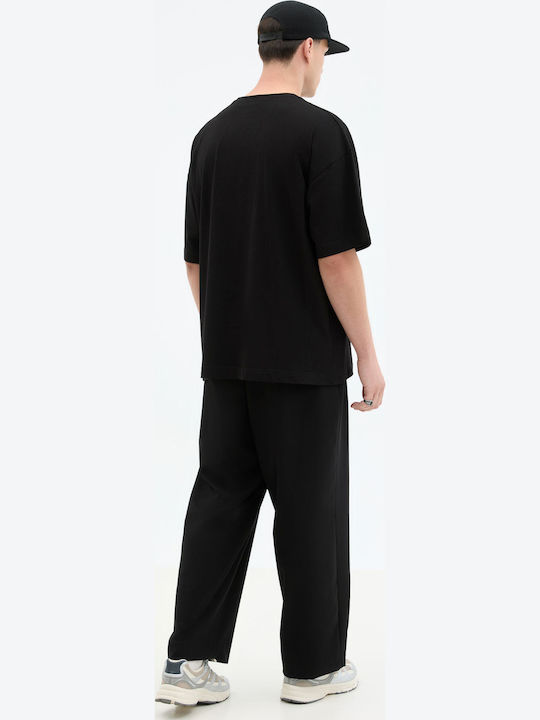 Herrenbluse Kurzarm Schwarz