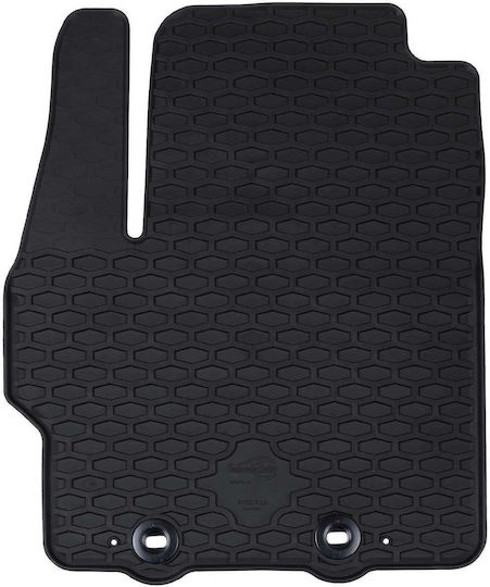 vidaXL Set Front and Back Car Mats 4 Pieces for Toyota Aygo 2022 Black