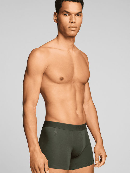 Herren Boxershorts Khaki 2er Pack