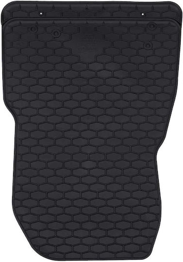 vidaXL Set of Front and Rear Mats 3pcs for Ford Tourneo Custom / Transit Custom / Transit 2013-2023 Black