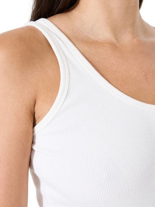 Women's Cotton Sleeveless Beige Blouse