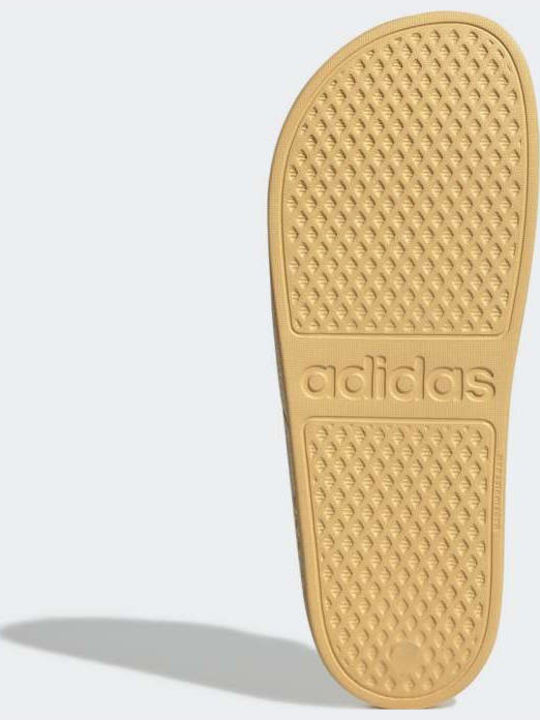Adilette Aqua Herren Slides Gelbe