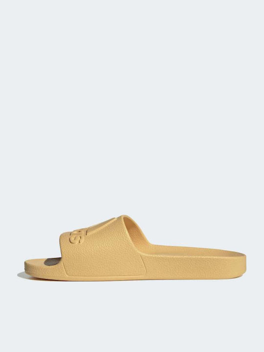 Adilette Aqua Herren Slides Gelbe