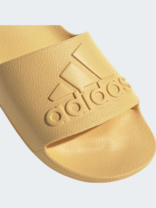 Adilette Aqua Herren Slides Gelbe