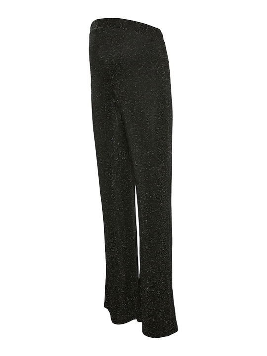 Maternity Pants Glitter Black 20023432 Kanva Mamalicious