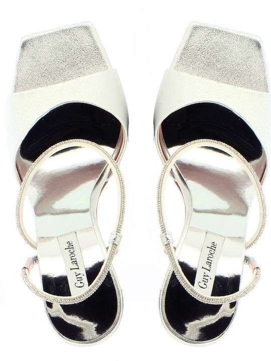 Damen Sandalen Silber