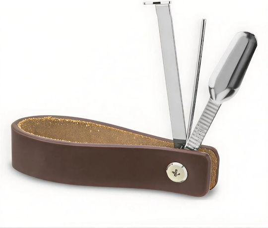 Lubinski Brown Leather Pipe Stand Tools 14003-br