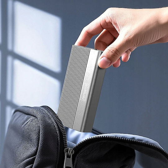 Zenwire Case for M.2 SATA III NVME Hard Drive with Thunderbolt Type-C Connection
