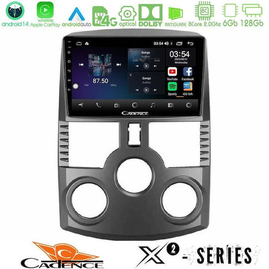 Cadence Ηχοσύστημα Αυτοκινήτου για Daihatsu Terios 2007-2015 (Bluetooth/USB/WiFi/GPS/Apple-Carplay/Android-Auto) με Οθόνη Αφής 9"