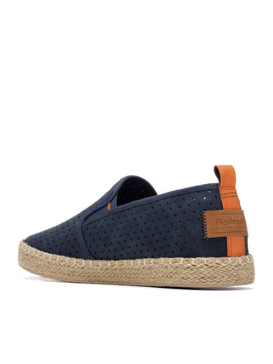 Synthetic Leather Men's Slip-Ons Blue