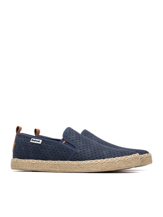 Synthetic Leather Men's Slip-Ons Blue
