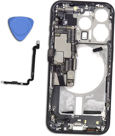 Clappio Replacement Bluetooth Antenna Flex Cable Compatible Iphone 15 Pro Black