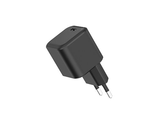 Setty Charger Without Cable GaN with USB-C Port 35W Power Delivery Blacks (LSGaN-C-351)