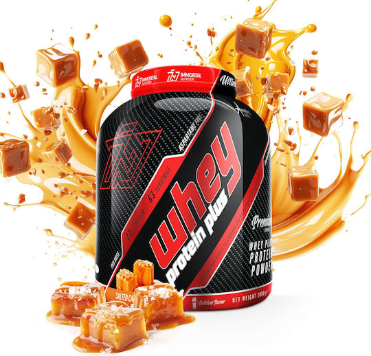 Immortal Nutrition Whey Protein Plus Organic Protein Whey with Flavor Salted Caramel 2kg