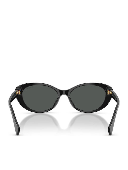 Ralph Lauren Damenteil Sonnenbrillen mit Schwarz Horn umrandet Rahmen und Schwarz Farbe Gläser RA5350U 500187