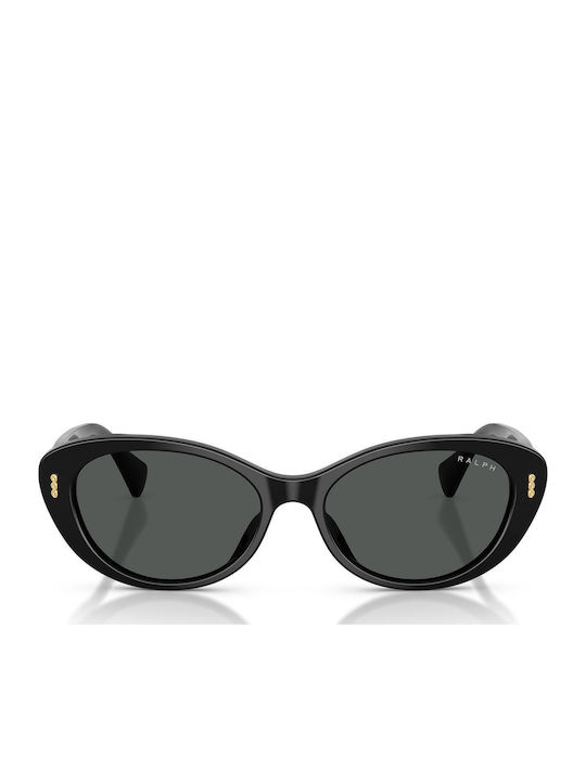 Ralph Lauren Damenteil Sonnenbrillen mit Schwarz Horn umrandet Rahmen und Schwarz Farbe Gläser RA5350U 500187