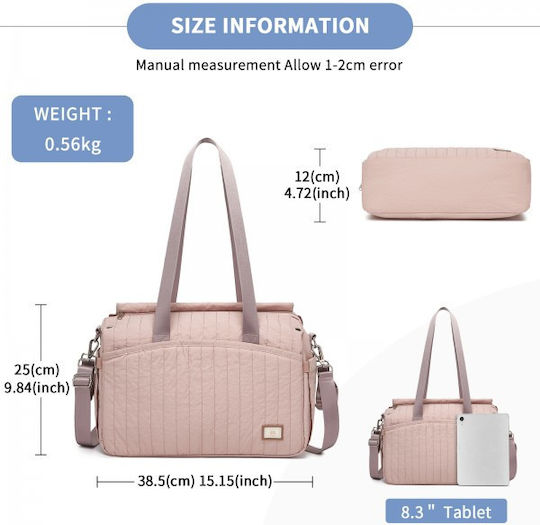 Miss Lulu Shoulder Bag Diaper Bag Pink