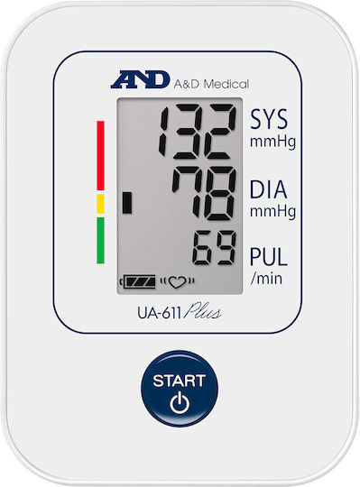 A&D Medical Digital Arm Blood Pressure Monitor Afib+ 611plus 1pc
