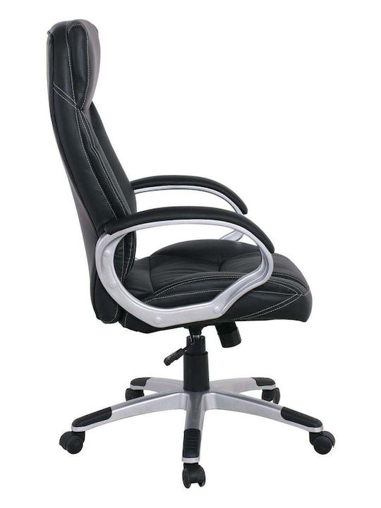 Executive Office Chair with Recline and Adjustable Arms Black