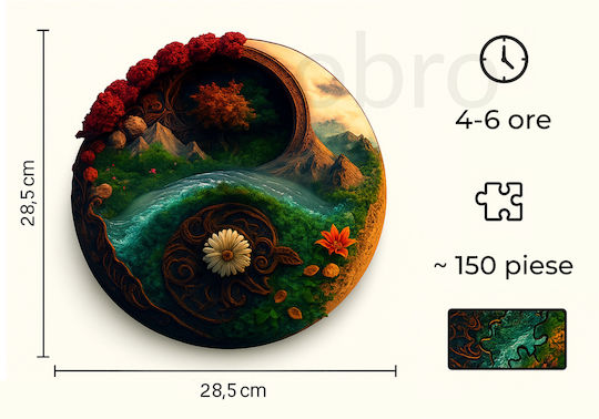 Puzzle Pentru Copii Din Lemn 150 Piese