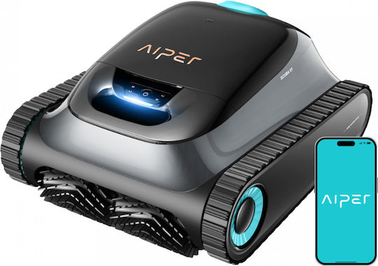 Aiper Scuba S1 Wireless Robot Vacuum Bottom Walls Waterline for Pools 150m² with 3.5lt Filter