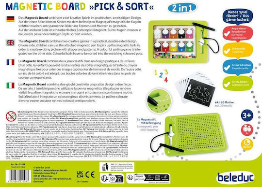 Beleduc Magnetic Double Sided Board 24.5x17.5cm