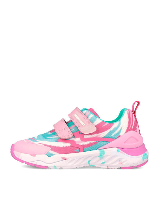 Kids Sneakers Anatomic with Hoop & Loop Closure Pink