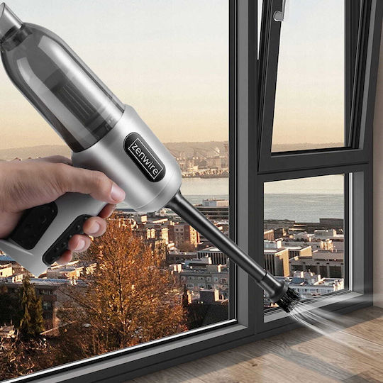 Zenwire Car Handheld Vacuum & Blower 2 in 1 Rechargeable 12V Grey