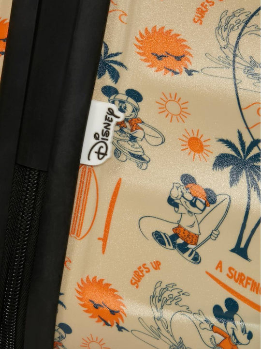American Tourister Wavebreaker Disney Детски Кабинен Твърд Куфар за Пътуване Mickey Super Surf с 4 Колела