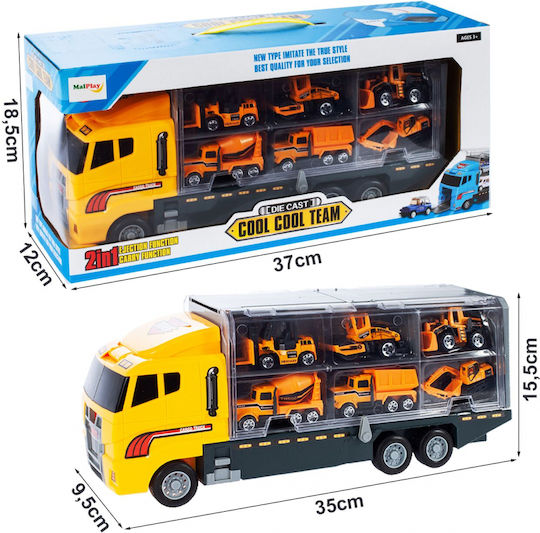 MalPlay Set cu Camion pentru 3+ Ani