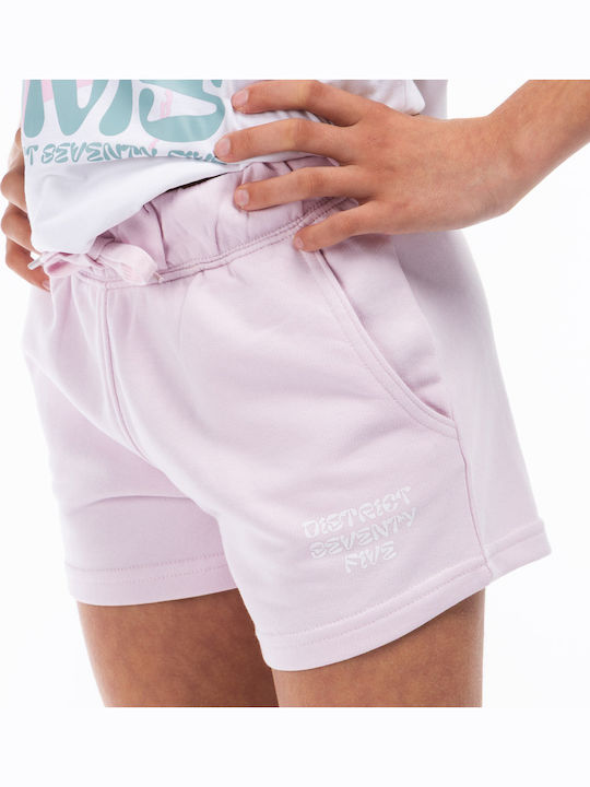Kids Shorts Bermudas Fabric Lilac